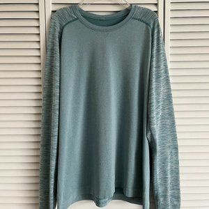 Lululemon Metal Vent Tech Long Sleeve men’s large teal rare
